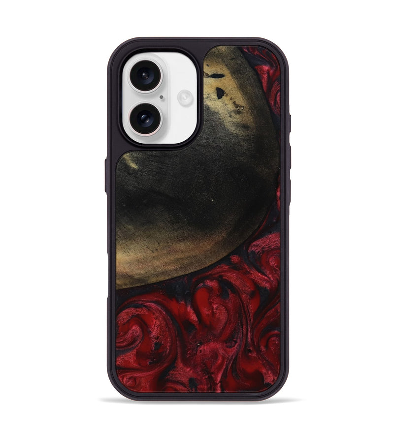 iPhone 17 Wood Phone Case - Jovanni (Red, 817621)