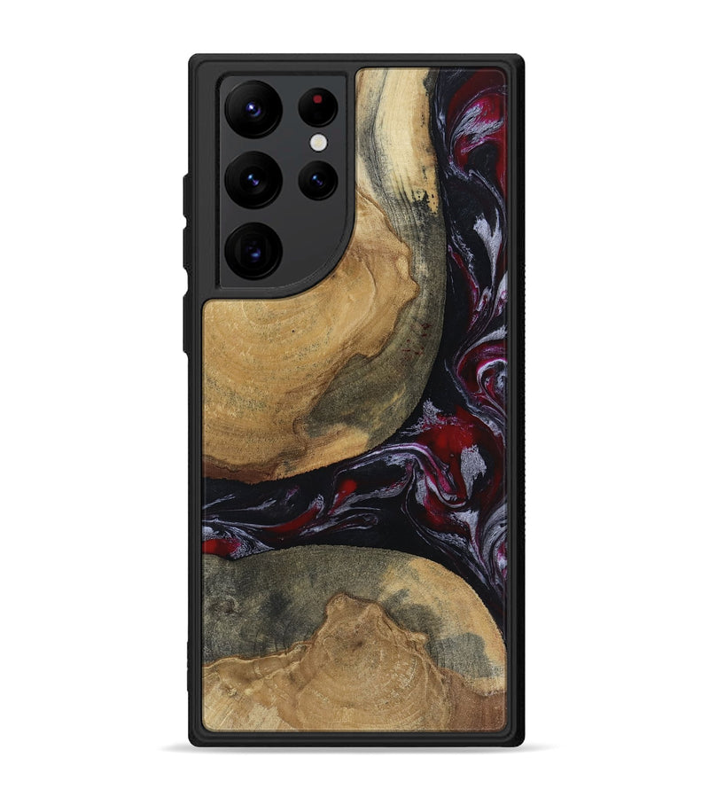 Galaxy S22 Ultra Wood Phone Case - Zelda (Red, 817623)