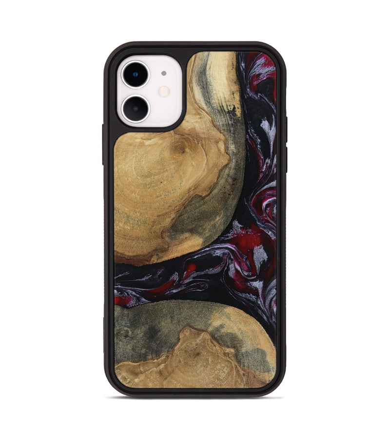 iPhone 11 Wood Phone Case - Zelda (Red, 817623)