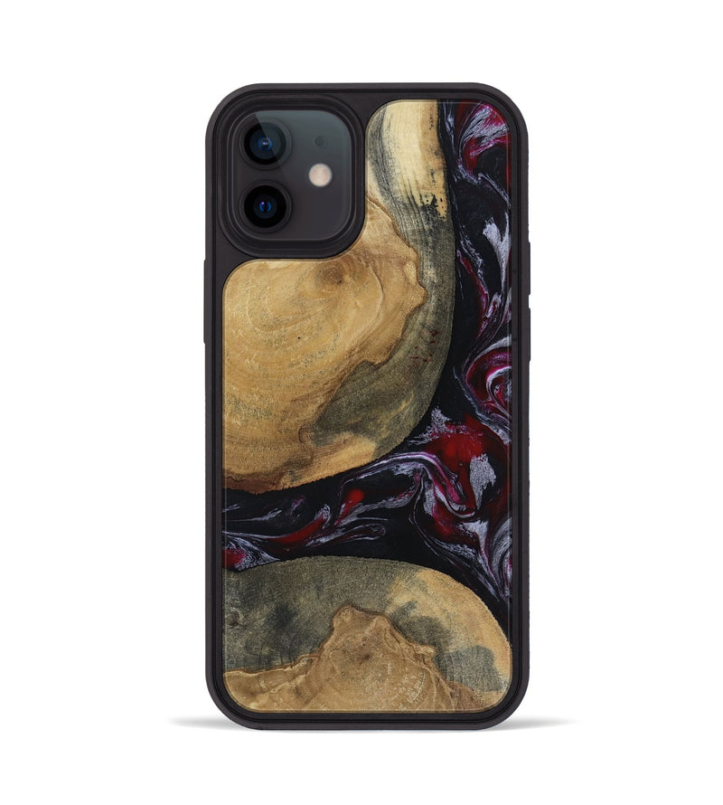iPhone 12 Wood Phone Case - Zelda (Red, 817623)