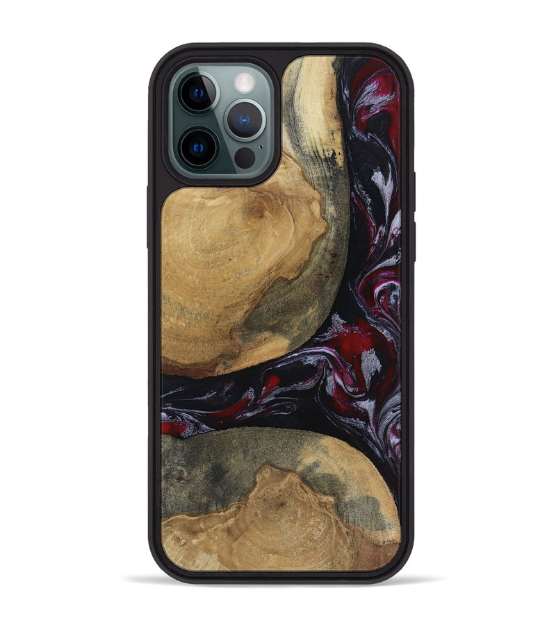 iPhone 12 Pro Max Wood Phone Case - Zelda (Red, 817623)