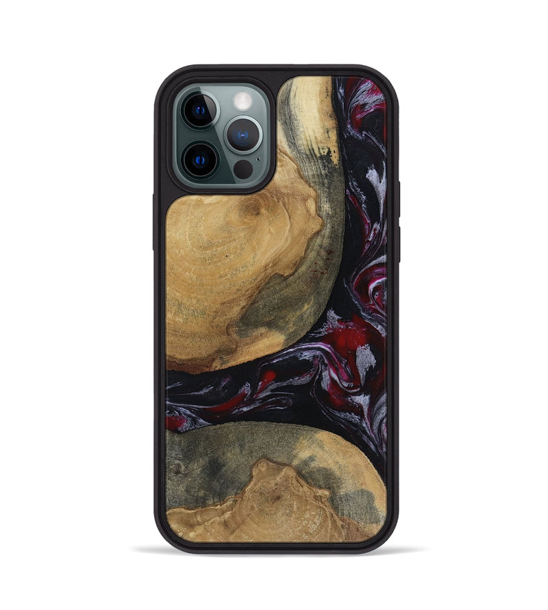 iPhone 12 Pro Wood Phone Case - Zelda (Red, 817623)