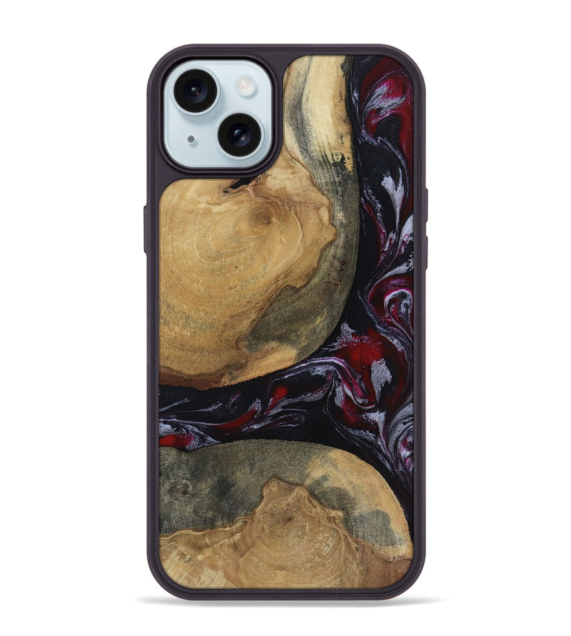 iPhone 15 Plus Wood Phone Case - Zelda (Red, 817623)