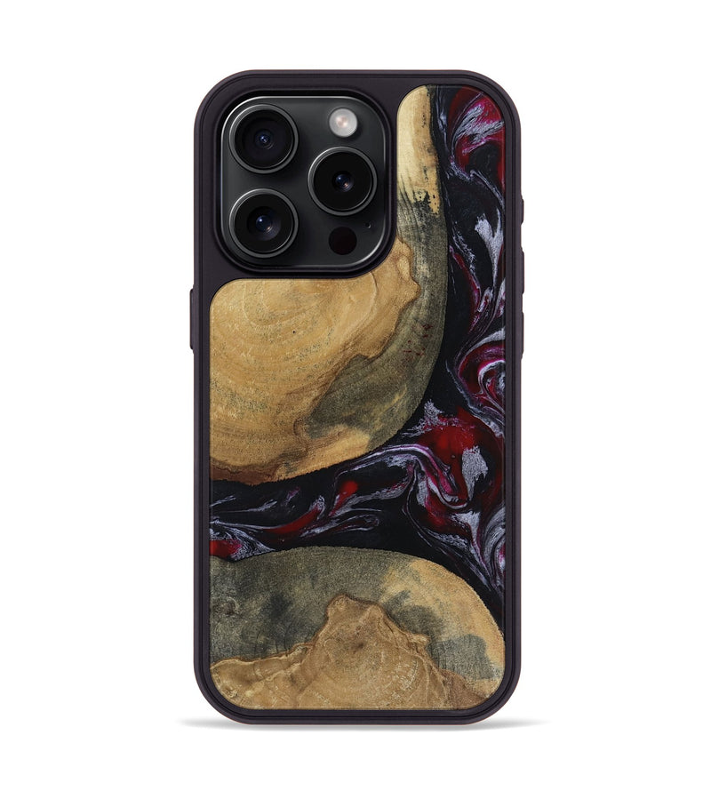 iPhone 15 Pro Wood Phone Case - Zelda (Red, 817623)