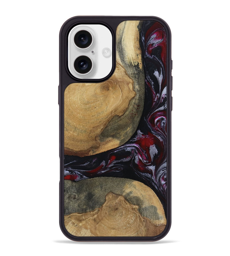 iPhone 16 Plus Wood Phone Case - Zelda (Red, 817623)