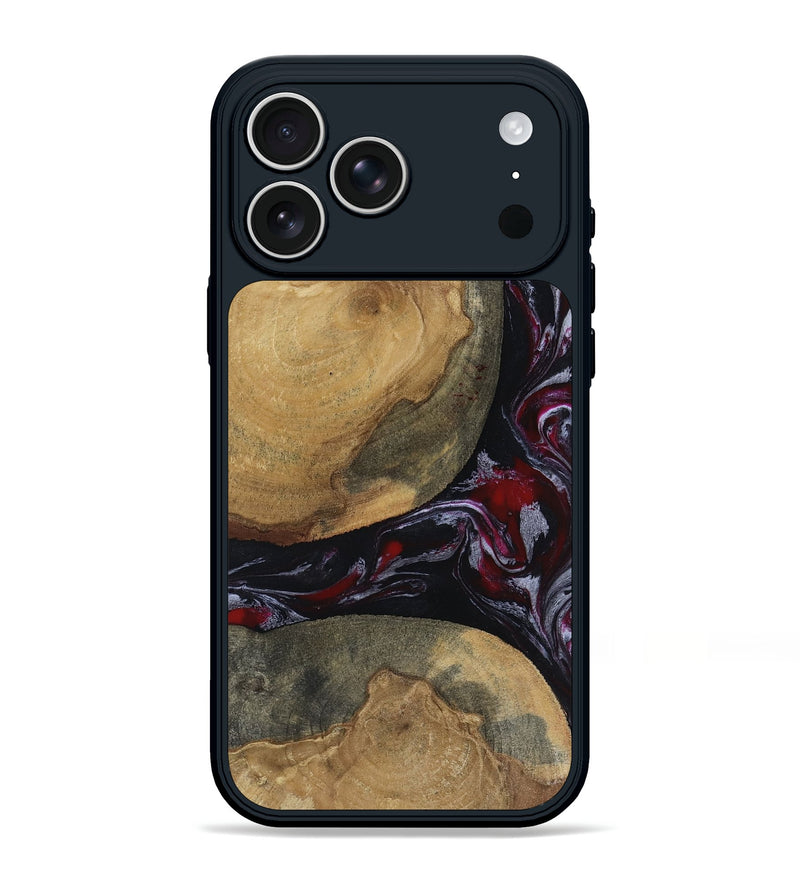 iPhone 17 Pro Max Wood Phone Case - Zelda (Red, 817623)