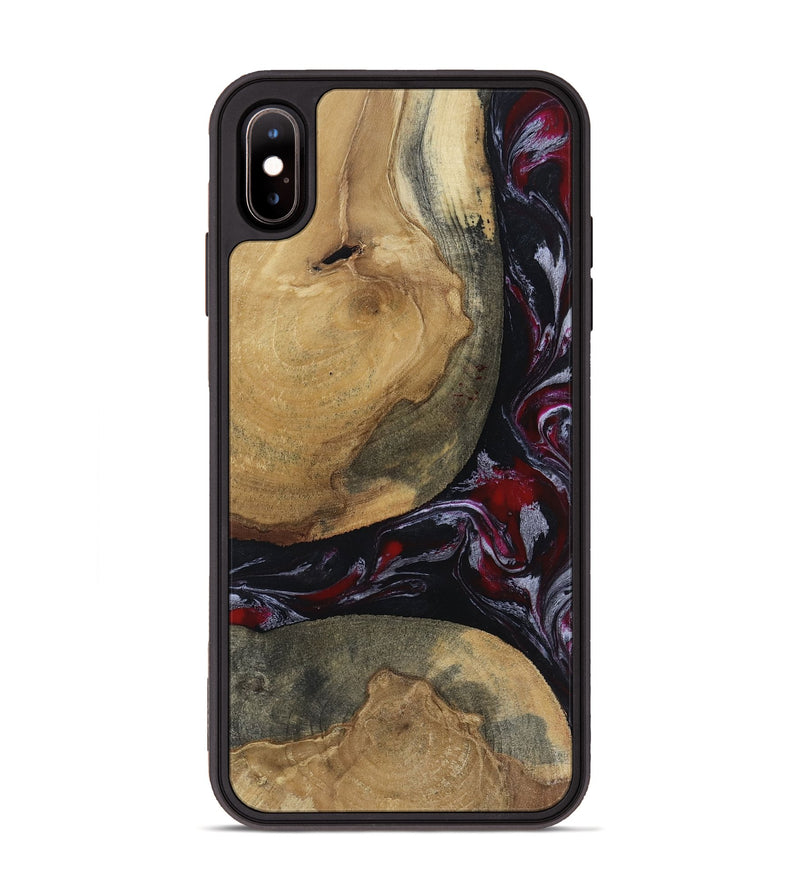 iPhone Xs Max Wood Phone Case - Zelda (Red, 817623)