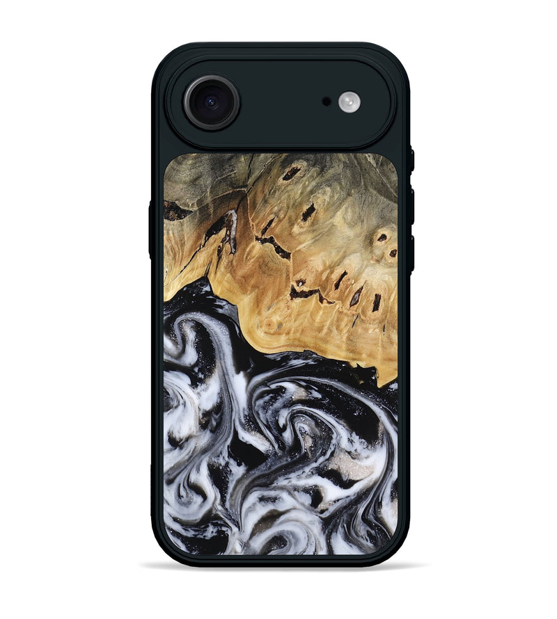 iPhone 17 Air Wood Phone Case - Oscar (Black & White, 817626)