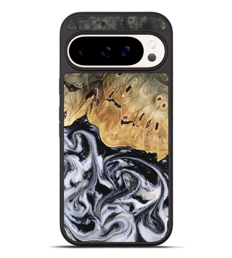 Pixel 9 Pro XL Wood Phone Case - Oscar (Black & White, 817626)