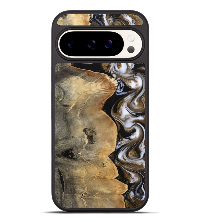 Pixel 9 Pro XL Wood Phone Case - Caleigh (Black & White, 817627)