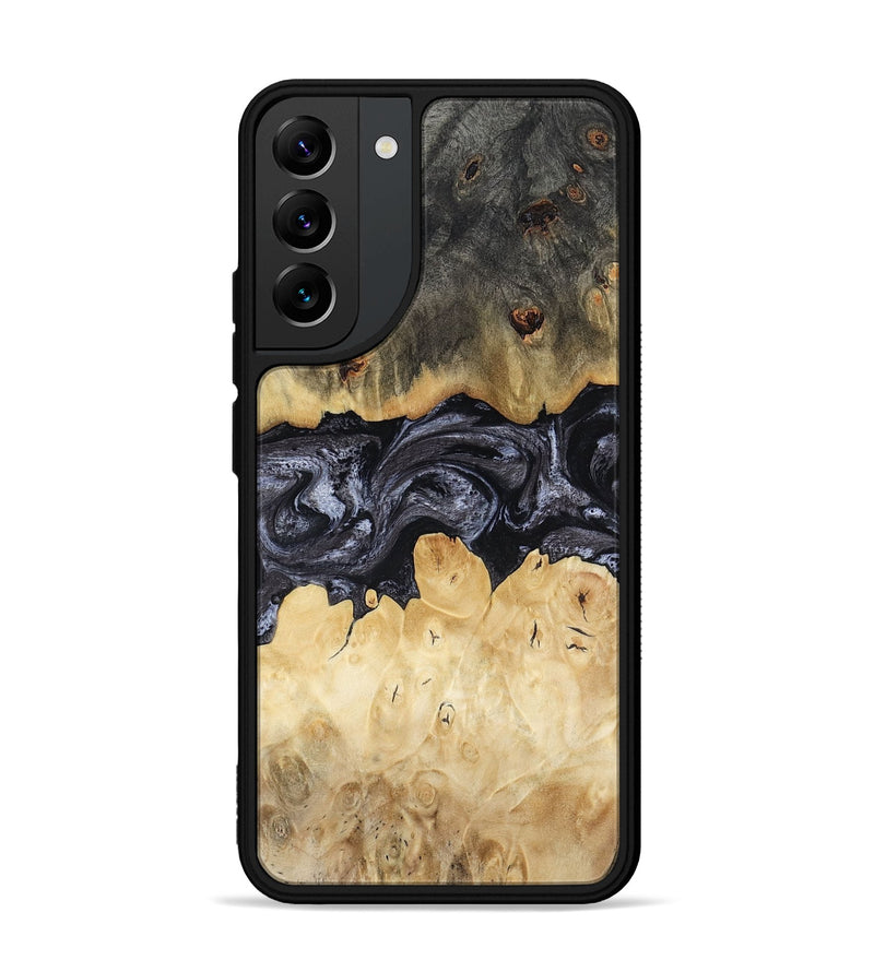 Galaxy S22 Plus Wood Phone Case - Pennie (Black & White, 817628)