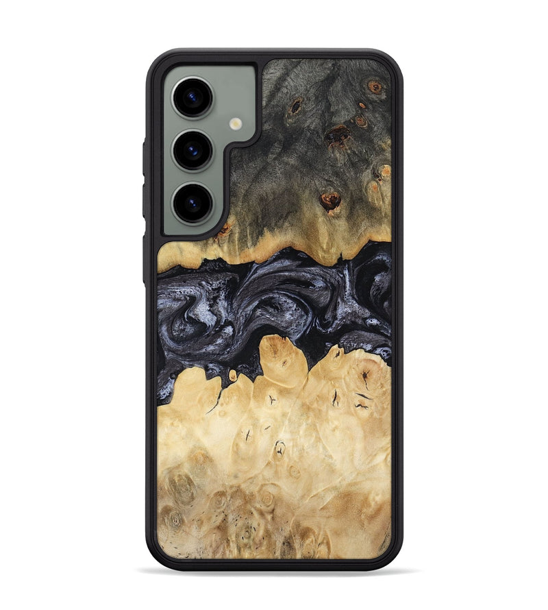 Galaxy S24 Plus Wood Phone Case - Pennie (Black & White, 817628)