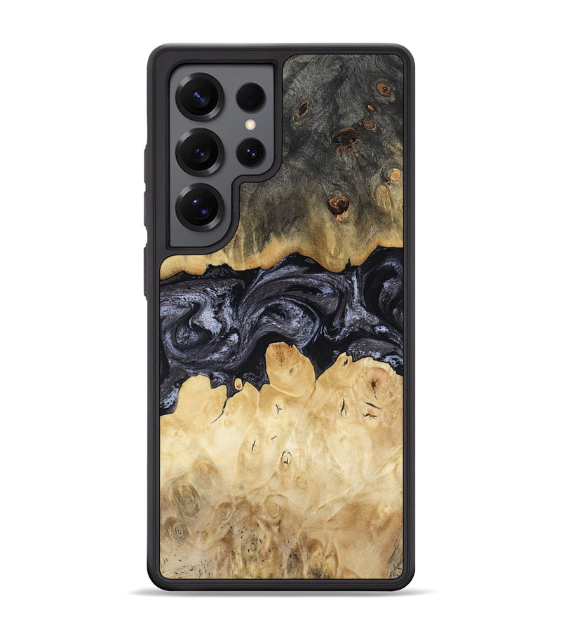 Galaxy S25 Ultra Wood Phone Case - Pennie (Black & White, 817628)