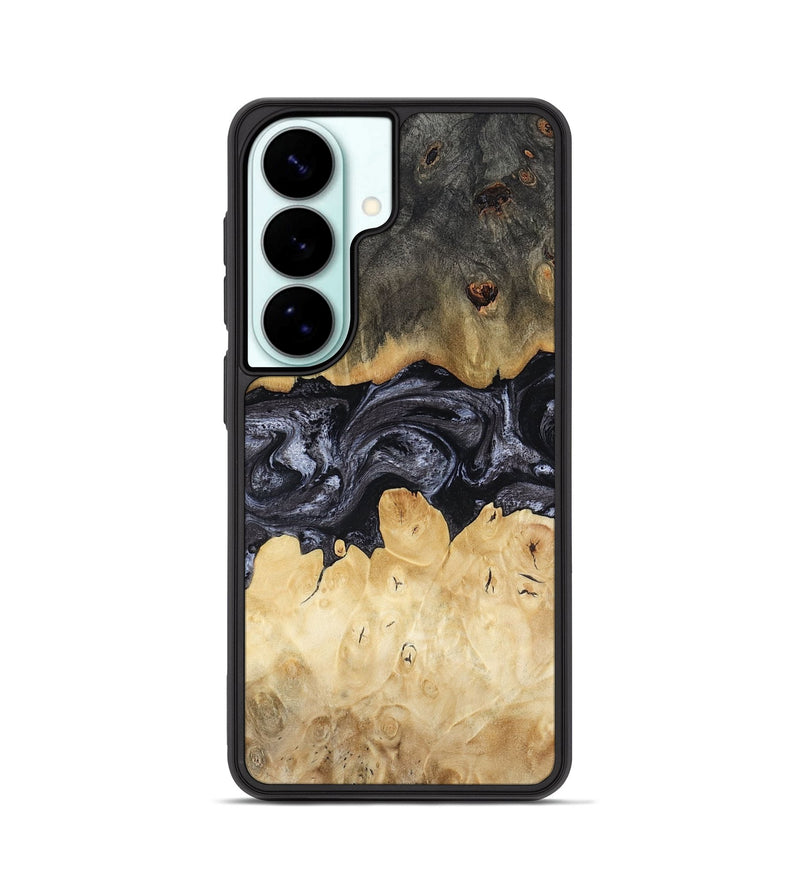Galaxy S26 Wood Phone Case - Pennie (Black & White, 817628)