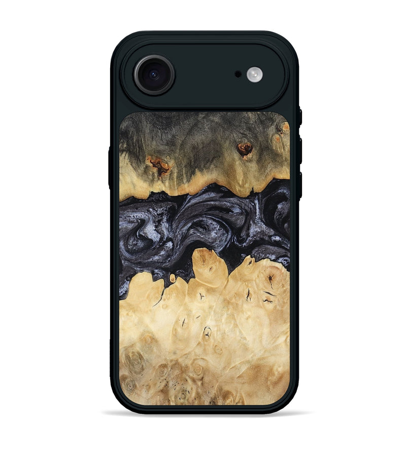 iPhone 17 Air Wood Phone Case - Pennie (Black & White, 817628)