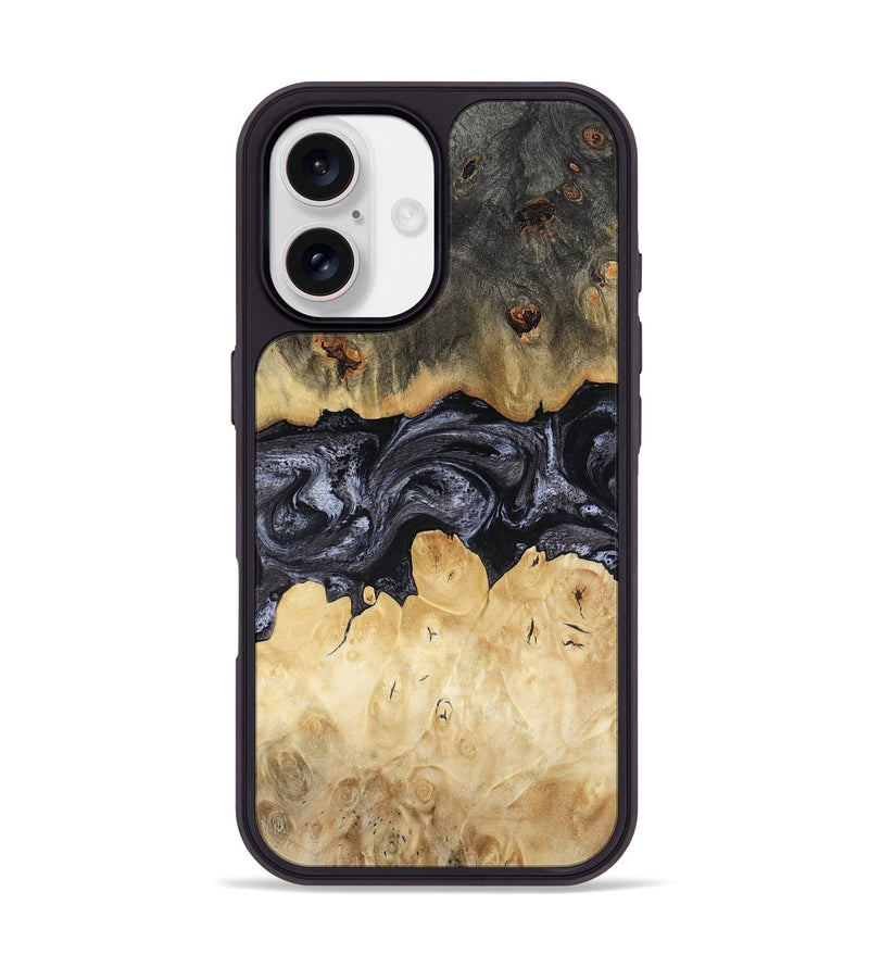 iPhone 17 Wood Phone Case - Pennie (Black & White, 817628)
