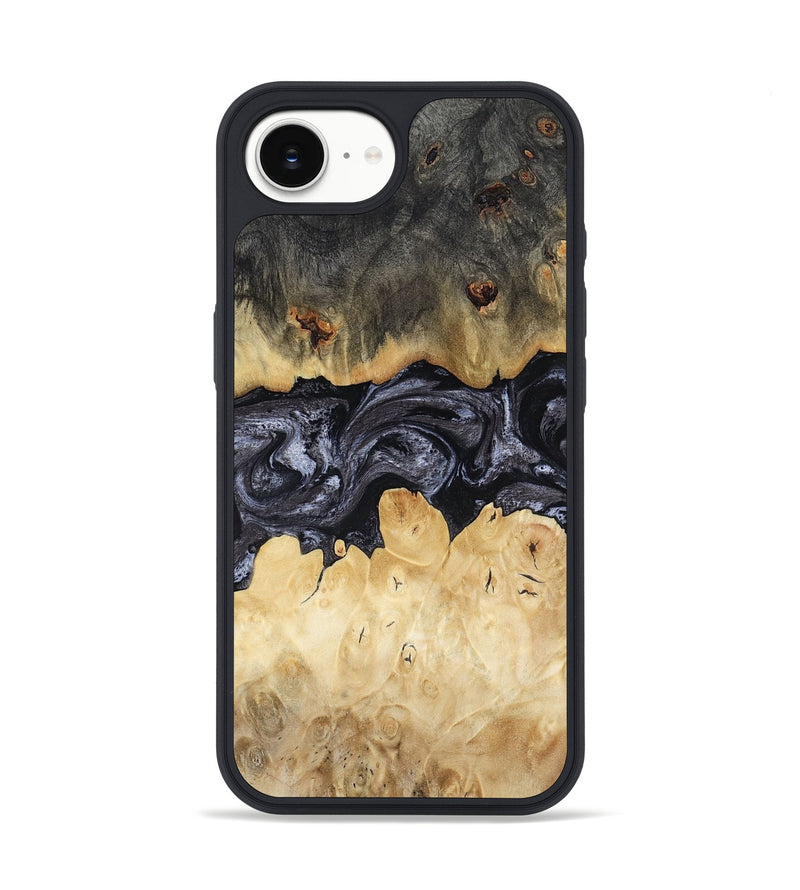 iPhone 17e Wood Phone Case - Pennie (Black & White, 817628)