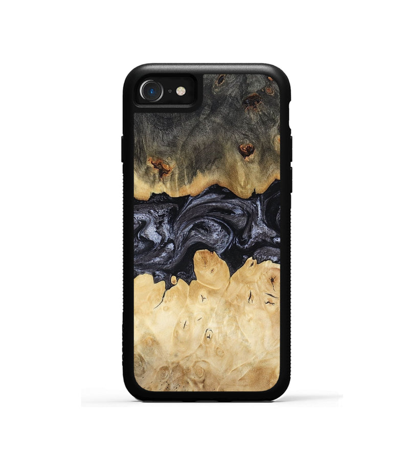 iPhone SE Wood Phone Case - Pennie (Black & White, 817628)