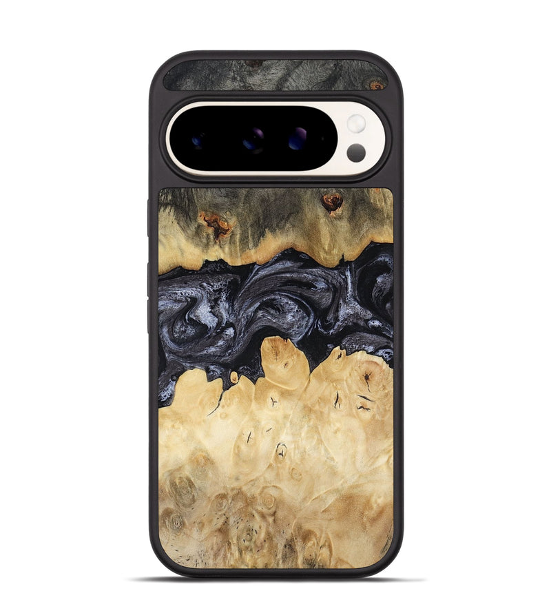 Pixel 9 Wood Phone Case - Pennie (Black & White, 817628)