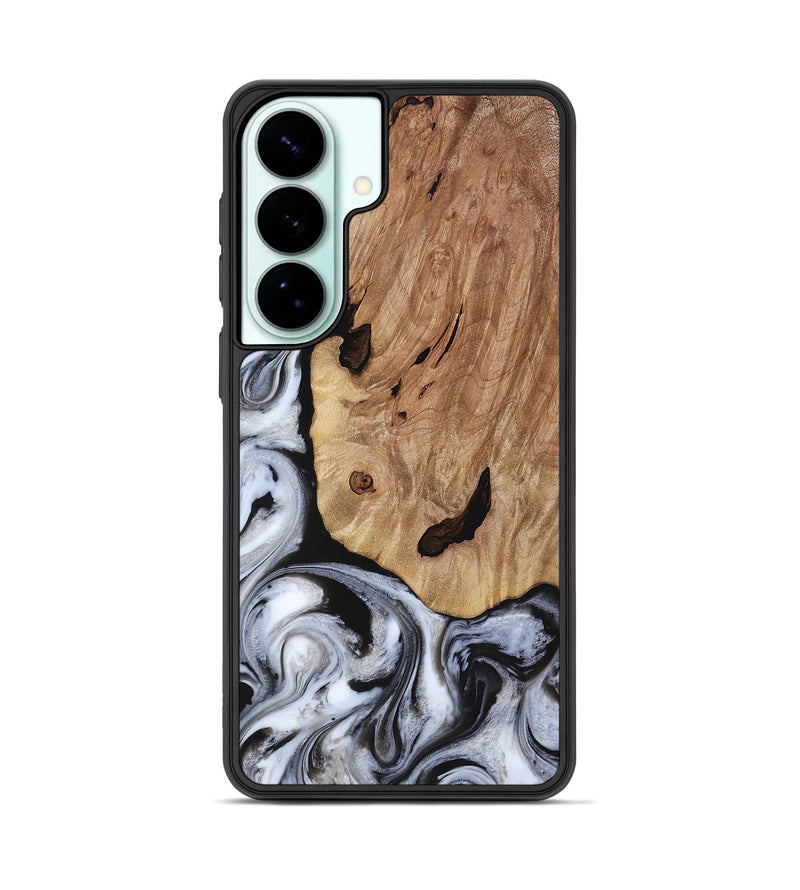 Galaxy S26 Plus Wood Phone Case - Arielle (Black & White, 817629)