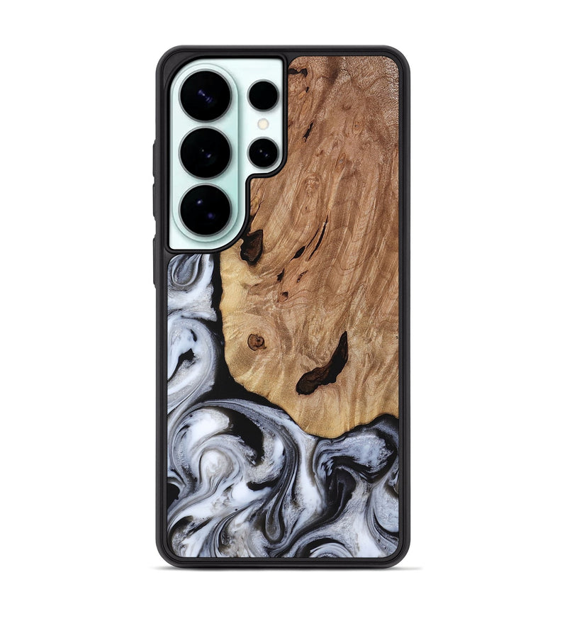 Galaxy S26 Ultra Wood Phone Case - Arielle (Black & White, 817629)