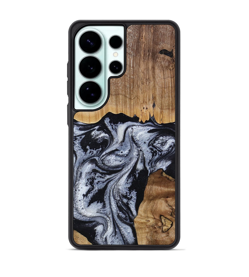 Galaxy S26 Ultra Wood Phone Case - Kanisha (Black & White, 817632)