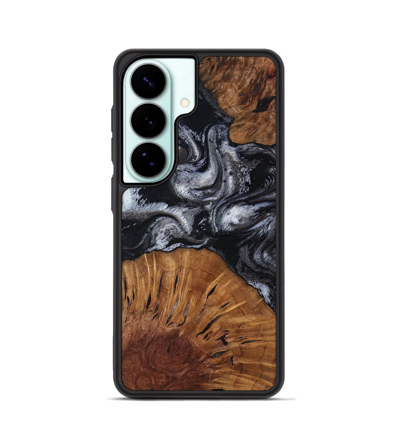 Galaxy S26 Wood Phone Case - Skye (Black & White, 817634)
