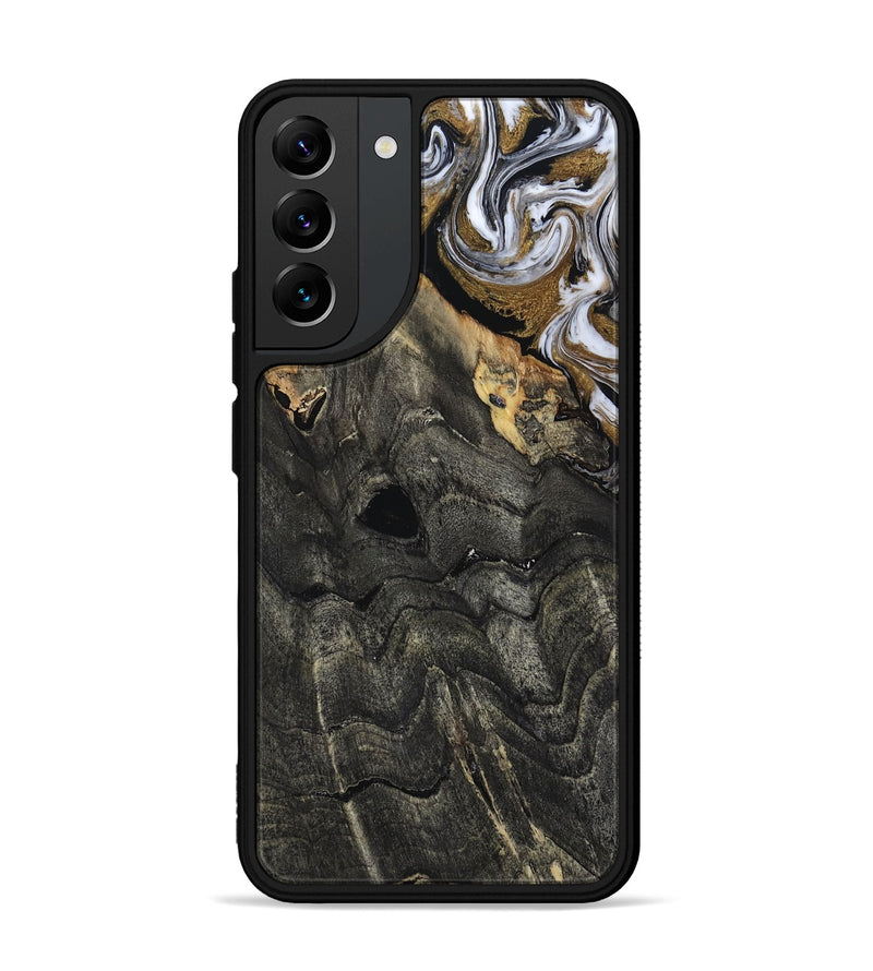 Galaxy S22 Plus Wood Phone Case - Shelia (Black & White, 817635)