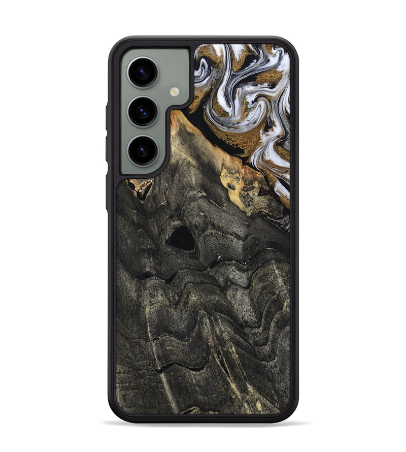 Galaxy S24 Plus Wood Phone Case - Shelia (Black & White, 817635)