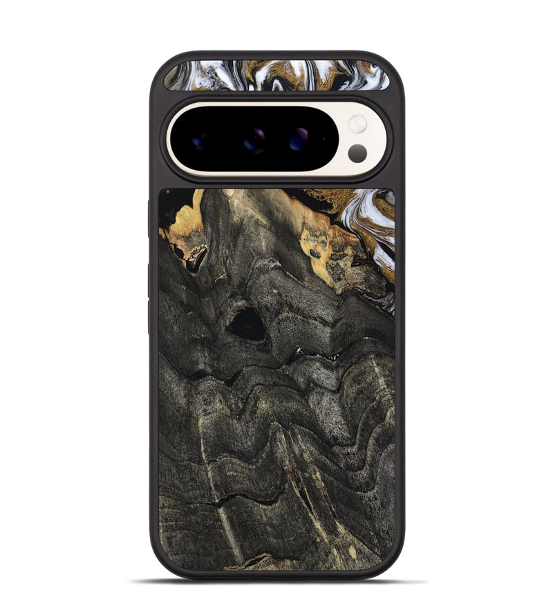 Pixel 9 Pro Wood Phone Case - Shelia (Black & White, 817635)