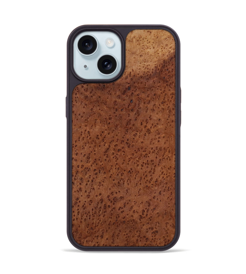 iPhone 15 Wood Phone Case - Hilton (Wood Burl, 817637)