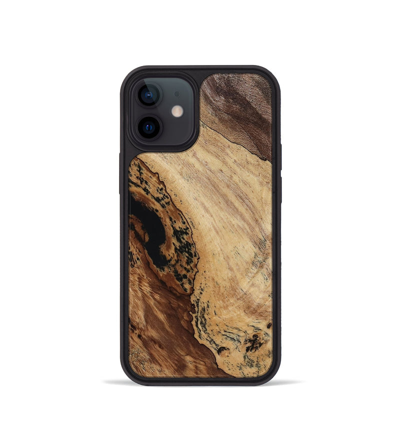 iPhone 12 mini Wood Phone Case - Shelbi (Wood Burl, 817639)