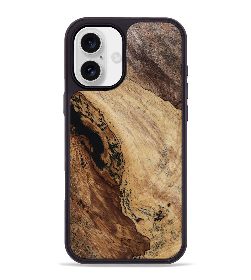 iPhone 16 Plus Wood Phone Case - Shelbi (Wood Burl, 817639)