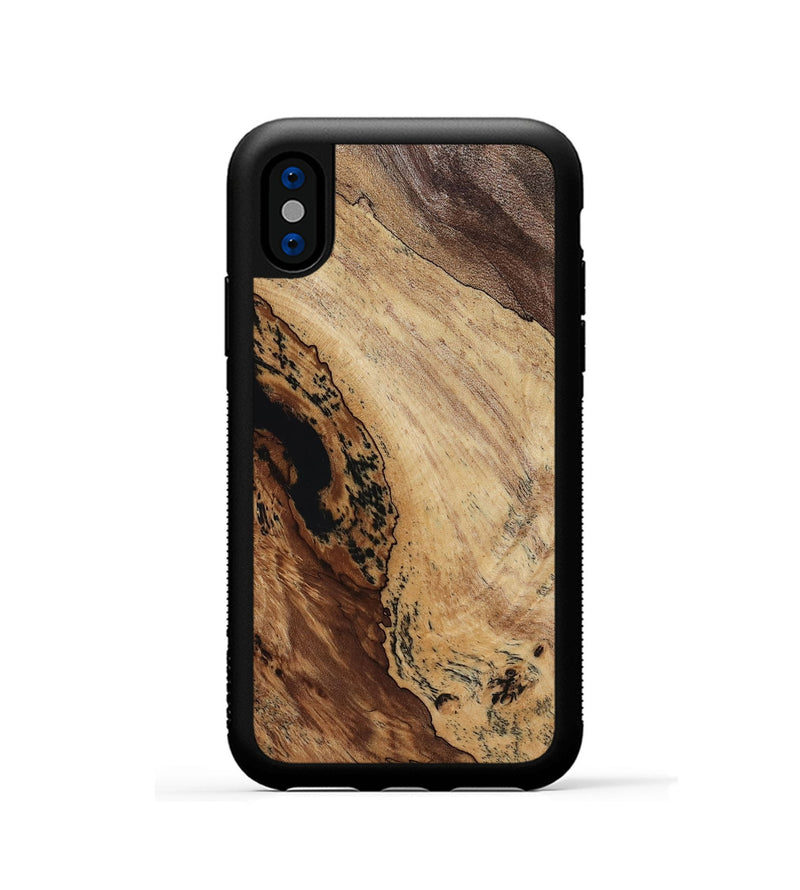 iPhone Xs Wood Phone Case - Shelbi (Wood Burl, 817639)