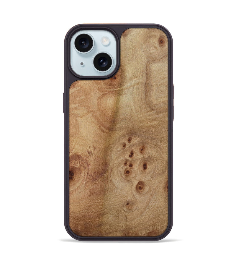 iPhone 15 Wood Phone Case - Kora (Wood Burl, 817640)