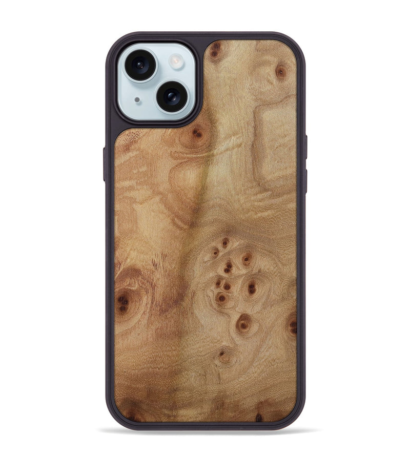 iPhone 15 Plus Wood Phone Case - Kora (Wood Burl, 817640)