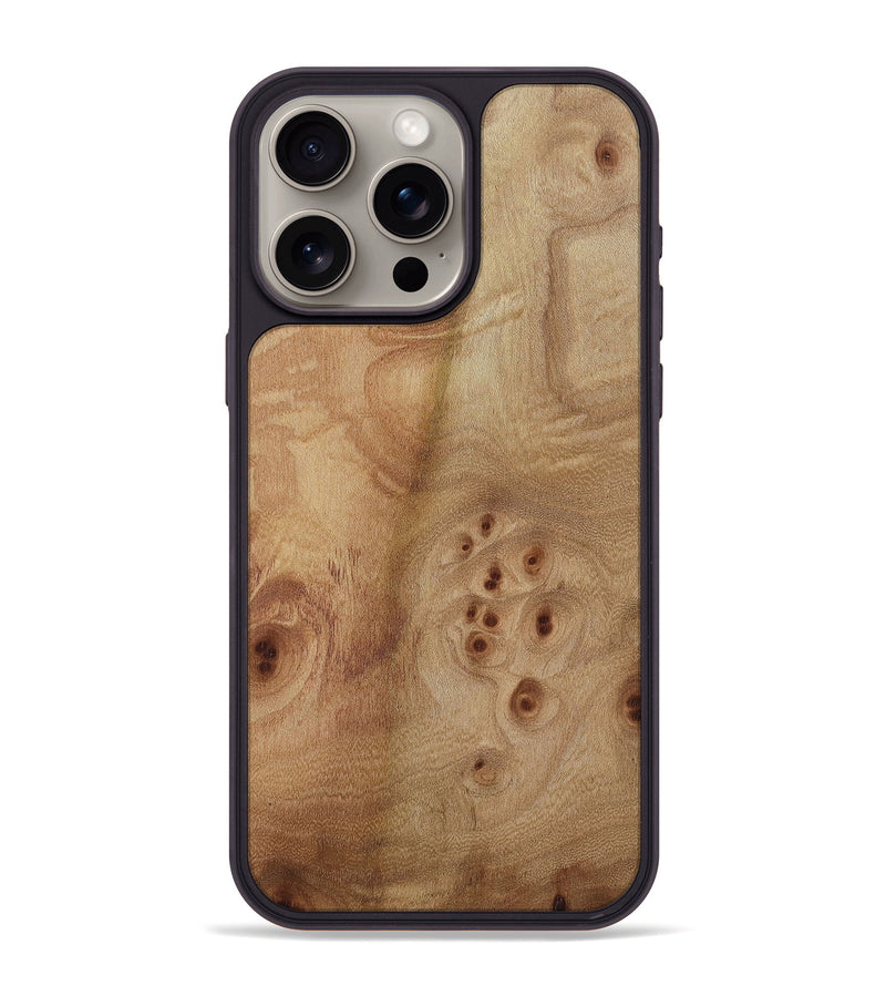 iPhone 15 Pro Max Wood Phone Case - Kora (Wood Burl, 817640)