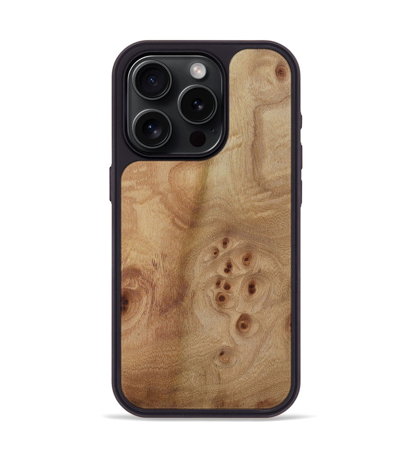iPhone 15 Pro Wood Phone Case - Kora (Wood Burl, 817640)