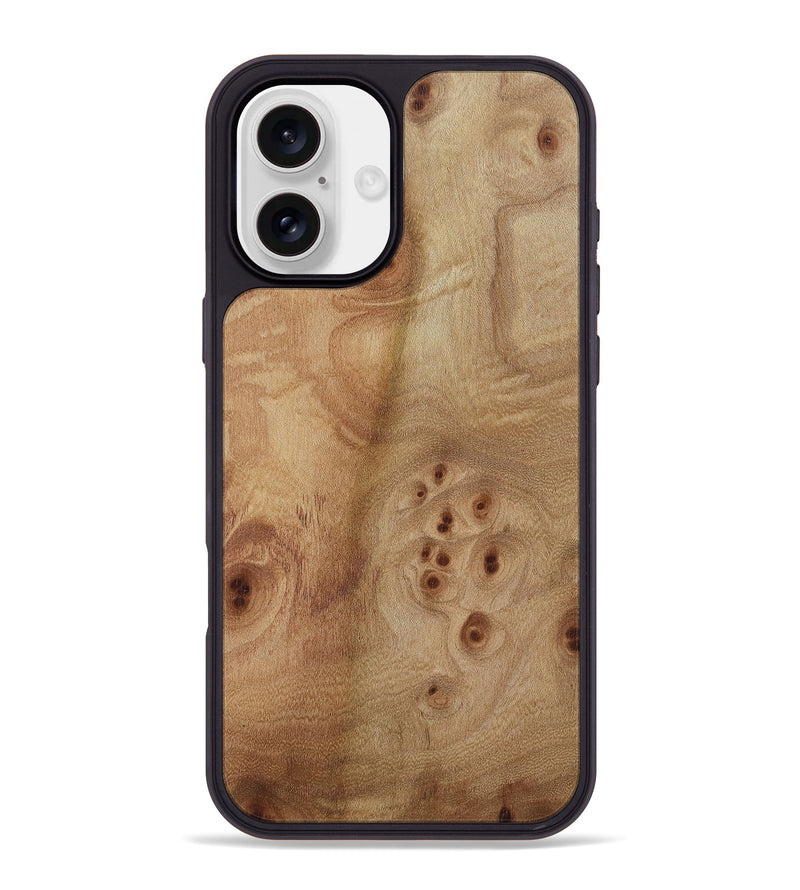 iPhone 16 Plus Wood Phone Case - Kora (Wood Burl, 817640)