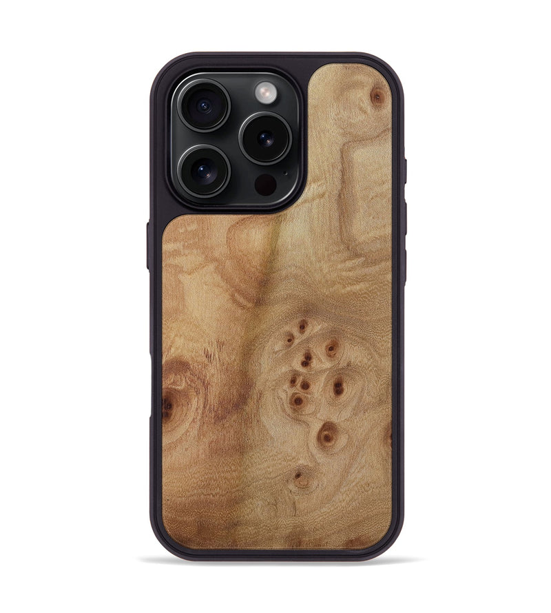 iPhone 16 Pro Wood Phone Case - Kora (Wood Burl, 817640)