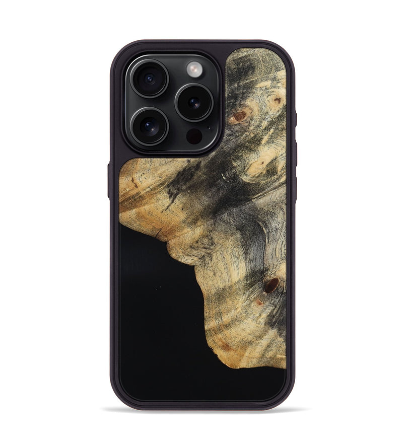 iPhone 15 Pro Wood Phone Case - Ora (Wood Burl, 817641)