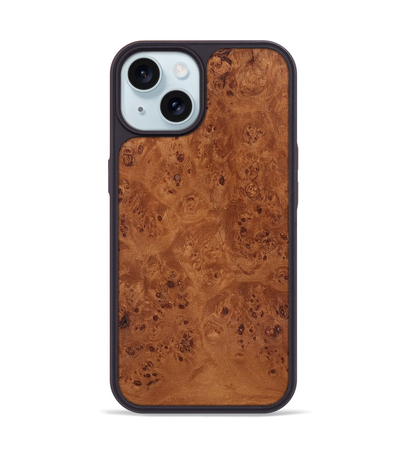 iPhone 15 Wood Phone Case - Cielo (Wood Burl, 817642)