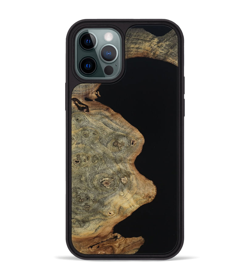iPhone 12 Pro Max Wood Phone Case - Hugh (Wood Burl, 817643)