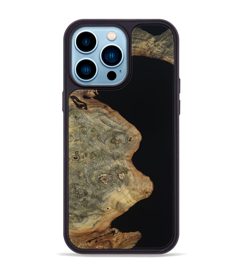 iPhone 14 Pro Max Wood Phone Case - Hugh (Wood Burl, 817643)