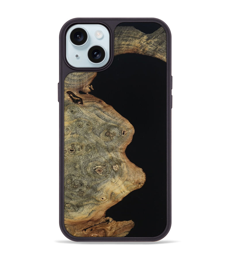 iPhone 15 Plus Wood Phone Case - Hugh (Wood Burl, 817643)
