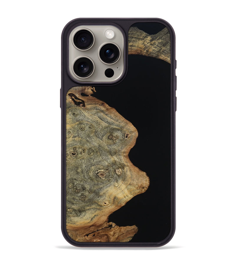 iPhone 15 Pro Max Wood Phone Case - Hugh (Wood Burl, 817643)