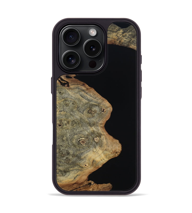 iPhone 16 Pro Wood Phone Case - Hugh (Wood Burl, 817643)