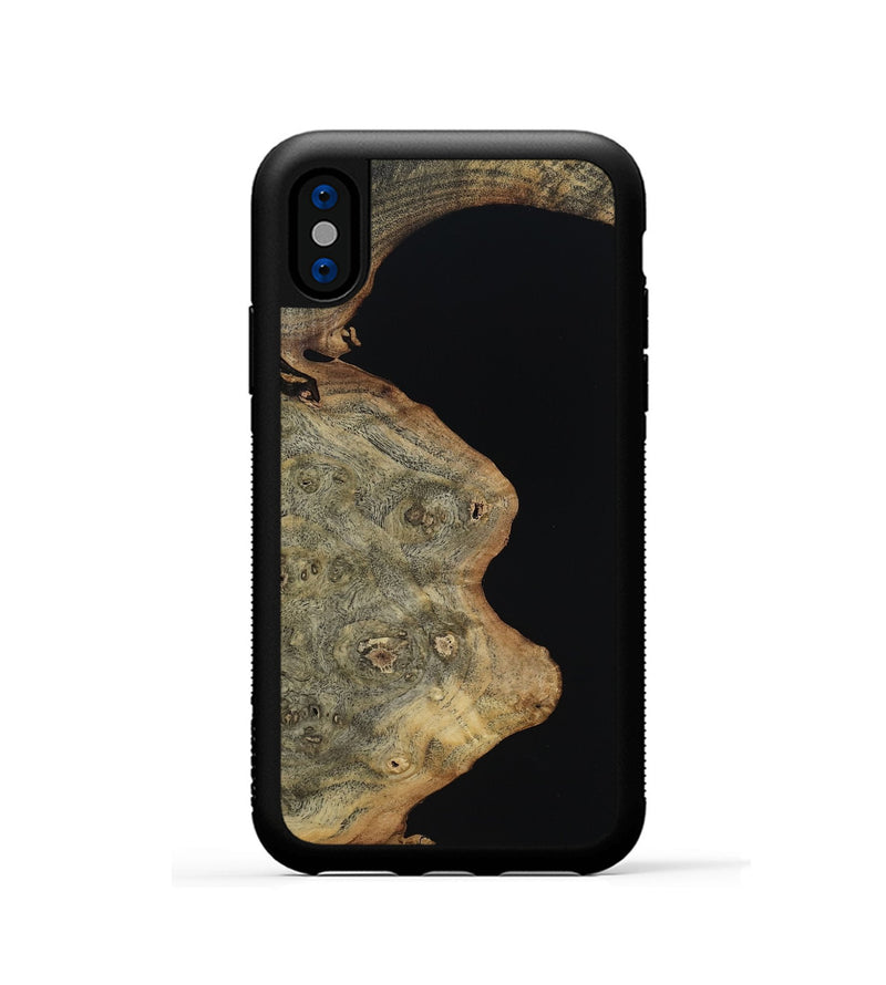 iPhone Xs Wood Phone Case - Hugh (Wood Burl, 817643)