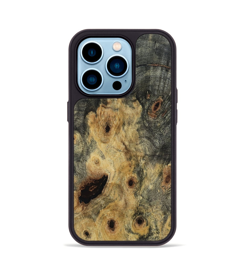 iPhone 14 Pro Wood Phone Case - Maximus (Wood Burl, 817645)