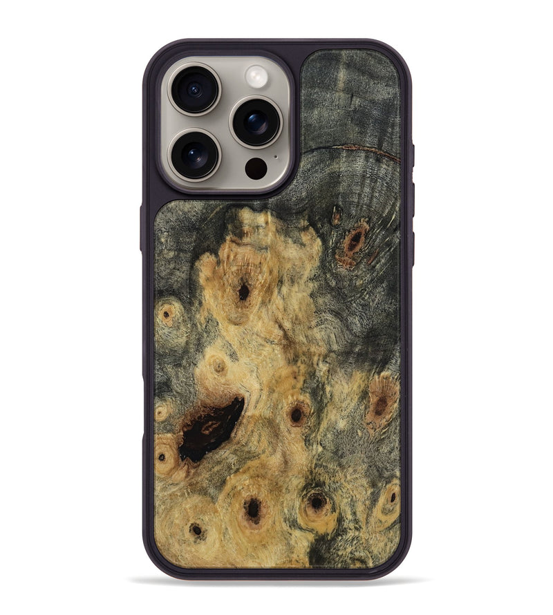 iPhone 16 Pro Max Wood Phone Case - Maximus (Wood Burl, 817645)
